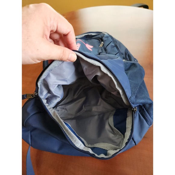 UNDER ARMOUR UA Hustle 3.0 Backpack Storm Laptop School Bag Grey/Pink - Picture 6 of 7